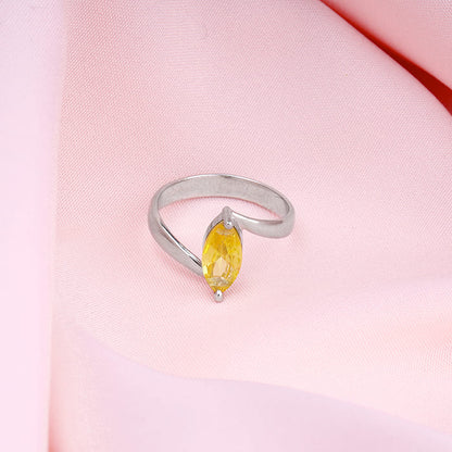 Silver Sunshine Sparkle Ring
