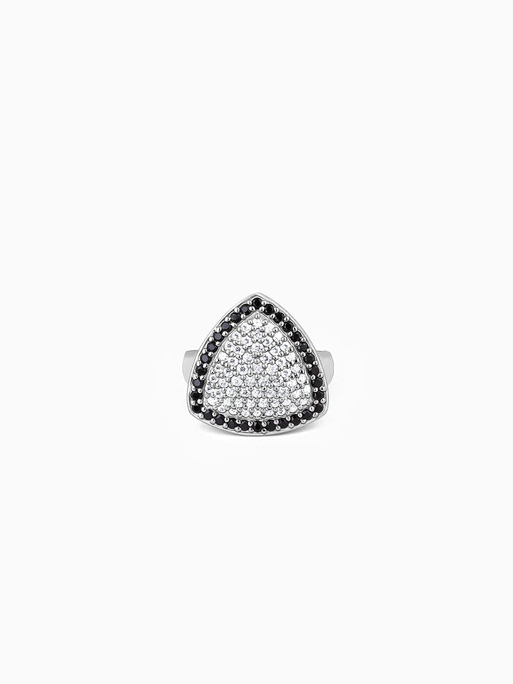 Silver Regal Triangular Ring