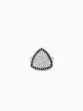 Silver Regal Triangular Ring