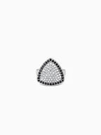 Silver Regal Triangular Ring