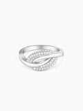 Silver Oval Touch Ring