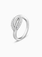 Silver Oval Touch Ring