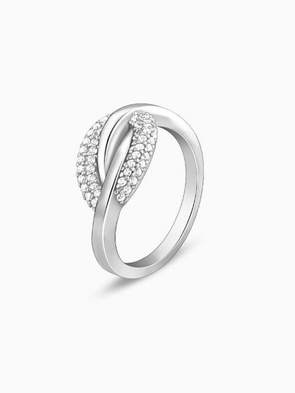 Silver Oval Touch Ring