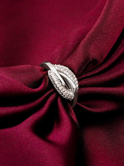 Silver Oval Touch Ring