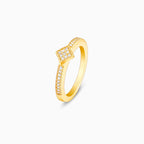 Golden GIVA Signature Glow Ring