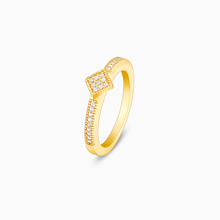 Golden GIVA Signature Glow Ring
