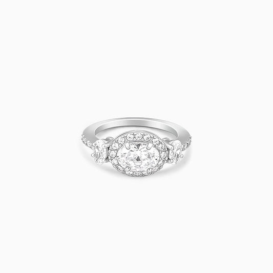 Silver Celestial Zircon Ring