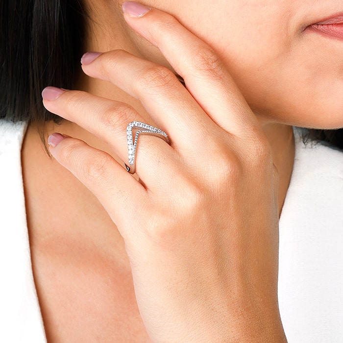 Silver Sparkling Spirits Vanki Ring