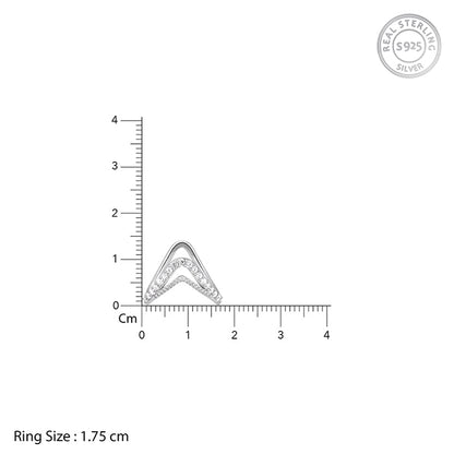 Silver Sparkling Spirits Vanki Ring