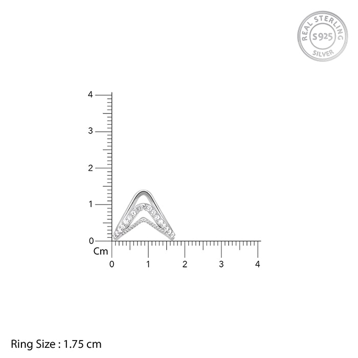 Silver Sparkling Spirits Vanki Ring