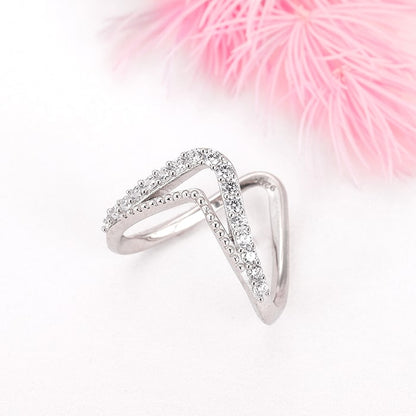 Silver Sparkling Spirits Vanki Ring