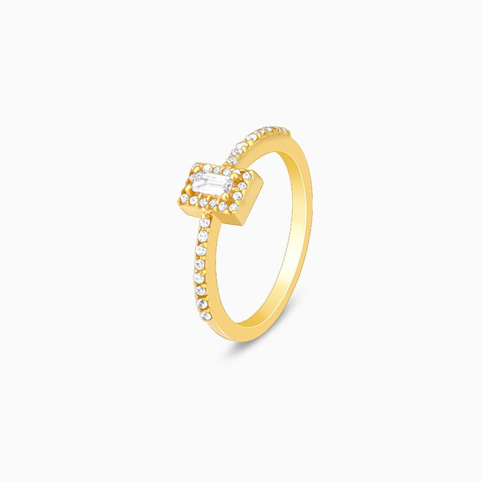 Golden Radiant Aura Ring