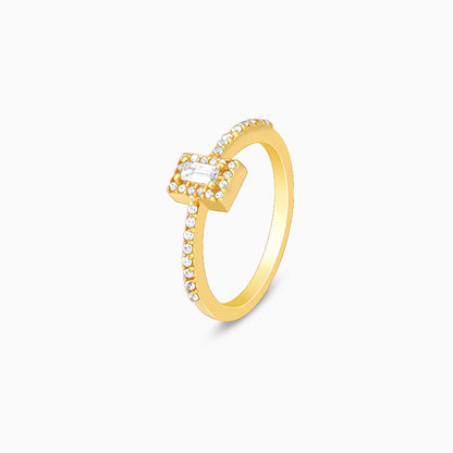 Golden Radiant Aura Ring