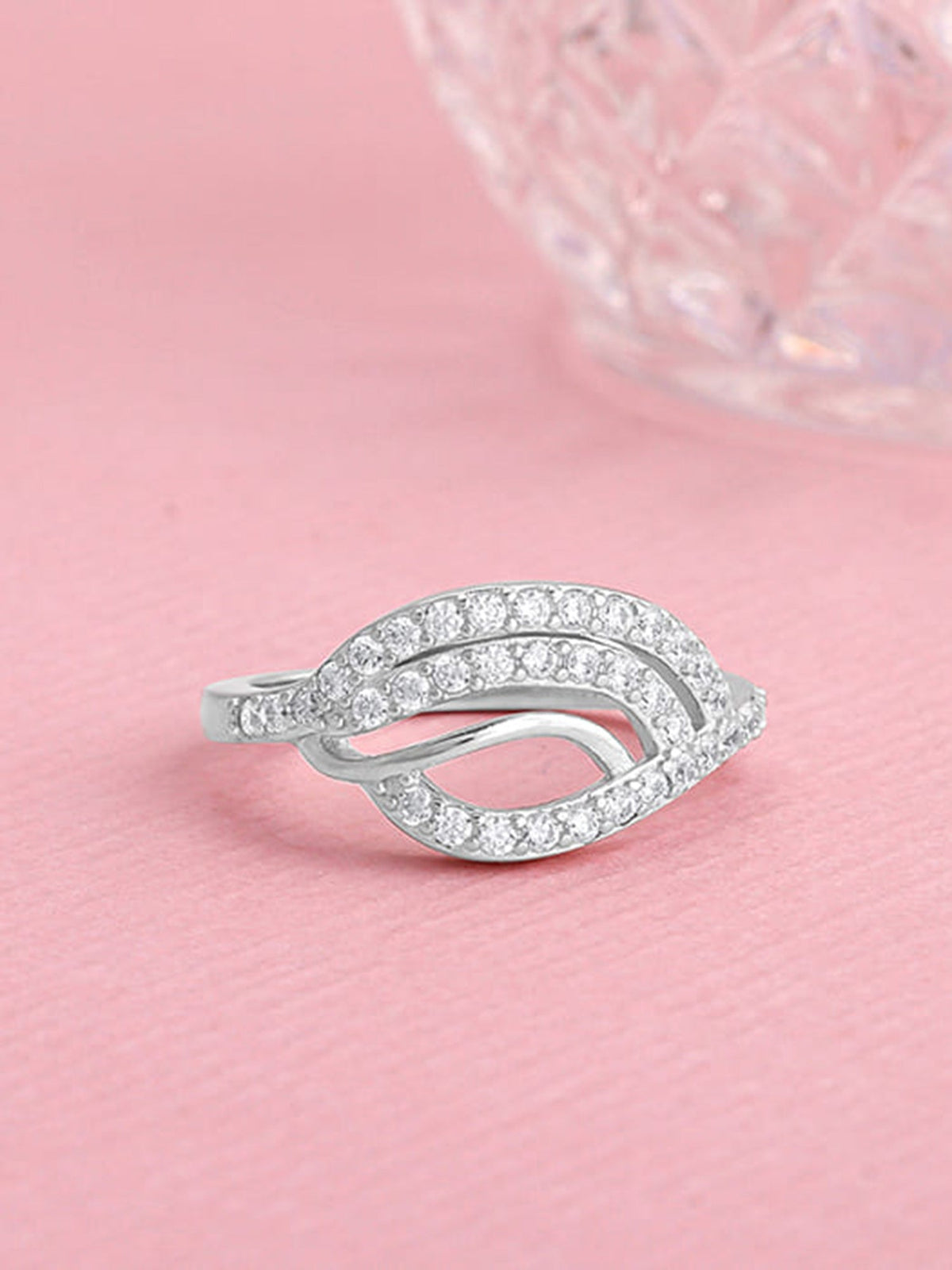 Silver Wave Swell Ring