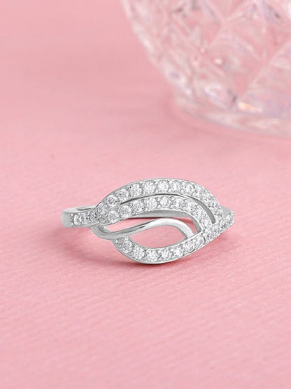 Silver Wave Swell Ring