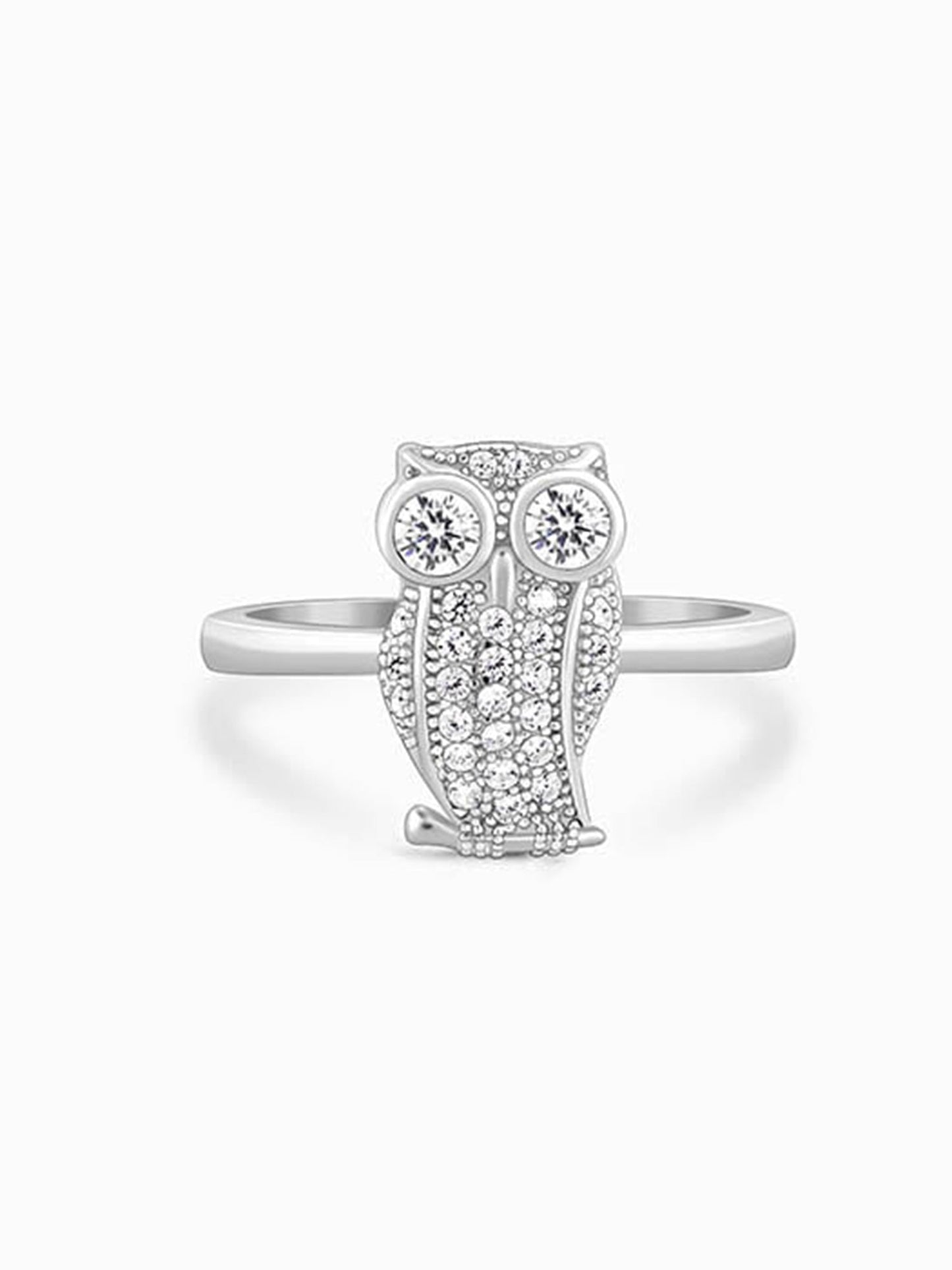 Silver Owlet Ring