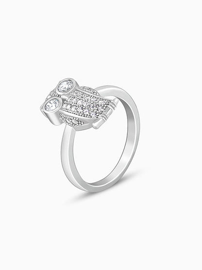 Silver Owlet Ring