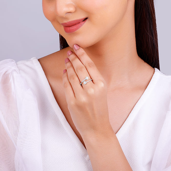 Silver Get-Together Ring