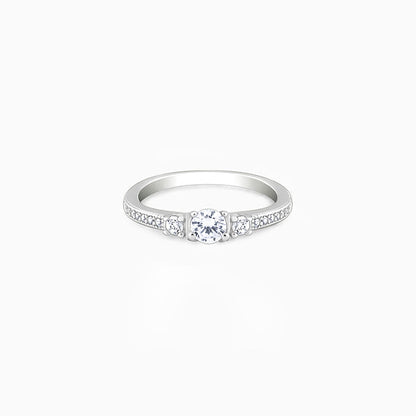 Silver Trilogy of Love Ring