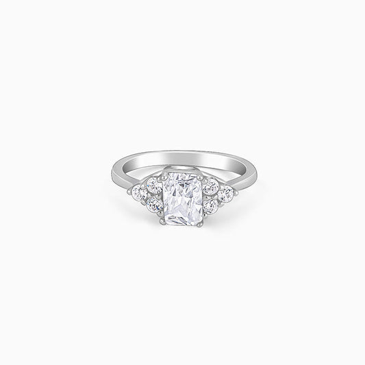 Silver Baguette Perfection Ring