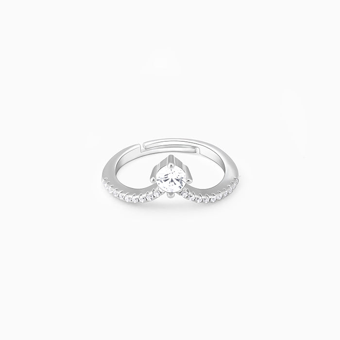 Silver Groovy Vanki Ring