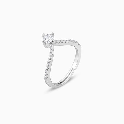 Silver Groovy Vanki Ring
