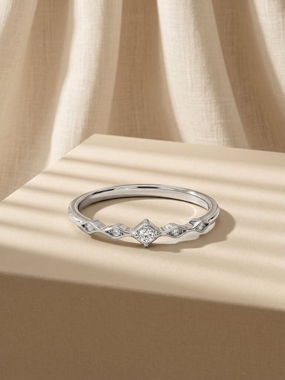Silver Flamme Ring