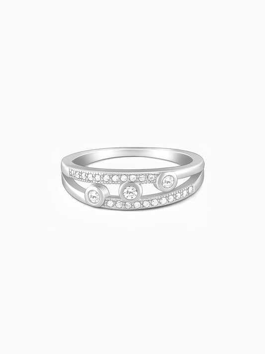 Silver Orion's Belt Ring