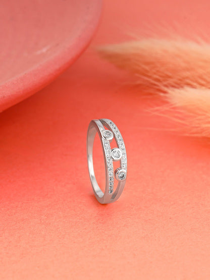 Silver Orion's Belt Ring