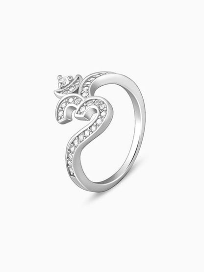 Silver Omkara Ring