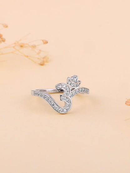 Silver Omkara Ring