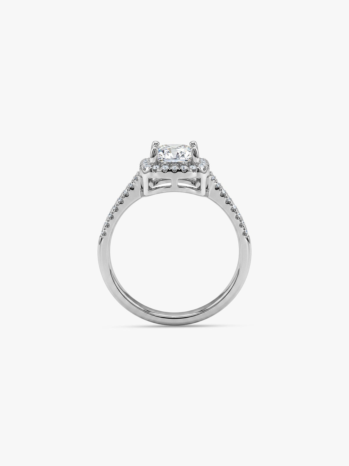 Silver Zircon Soul of Love Ring