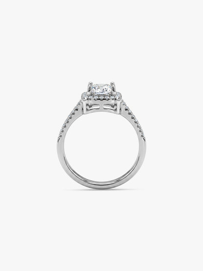 Silver Zircon Soul of Love Ring