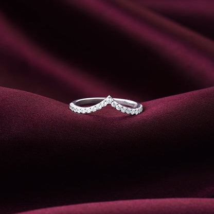 Silver Solid Shine Vanki Ring