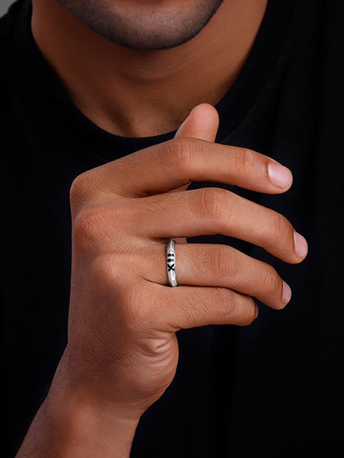 Silver Roman Rings For Him