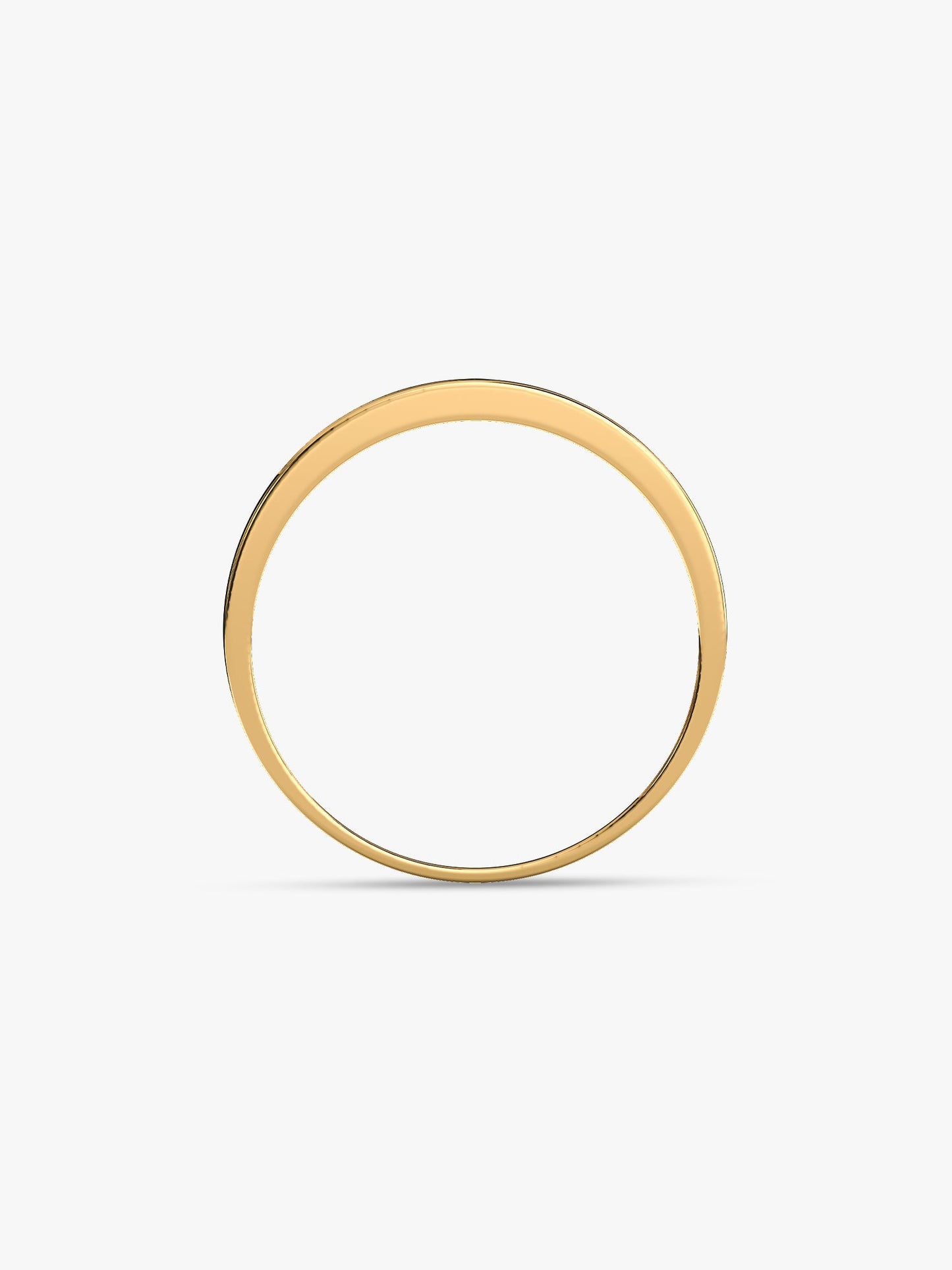 Golden Modest Leader Ring For Him