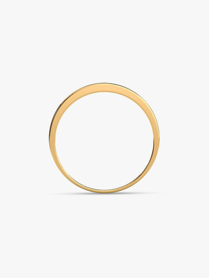 Golden Modest Leader Ring For Him