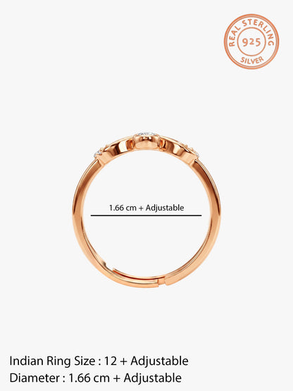 Rose Gold Infiniheart Ring