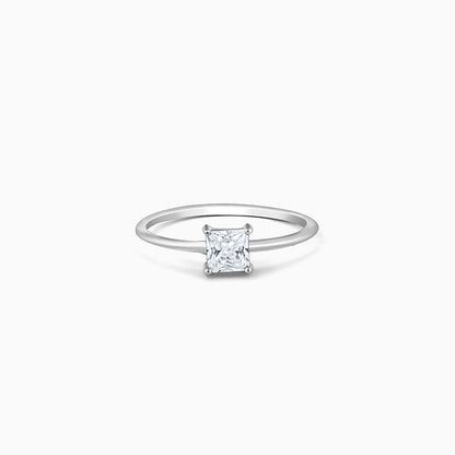 Silver Cubic Beauty Ring