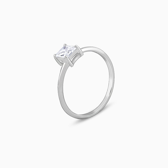 Silver Cubic Beauty Ring