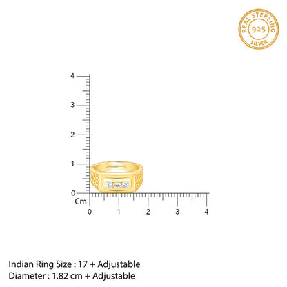 Golden Eternal Bliss Ring for Him