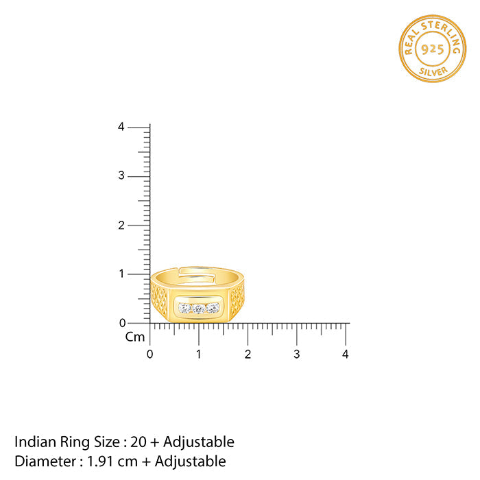 Golden Eternal Bliss Ring for Him