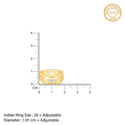 Golden Eternal Bliss Ring for Him