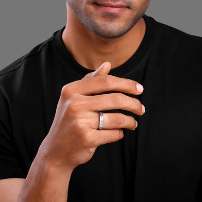 Silver Majesty Band For Him