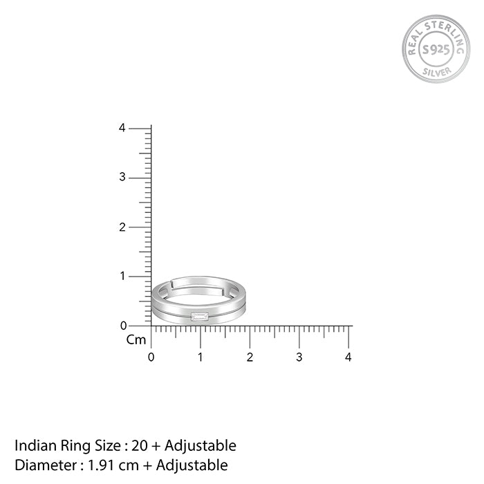 Silver Majesty Band For Him