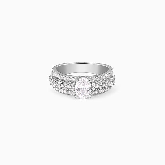 Silver Queen of Hearts Ring