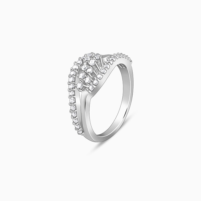 Silver Look Fab Ring