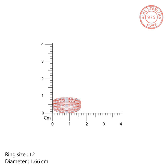 Rose Gold Layer Player Ring