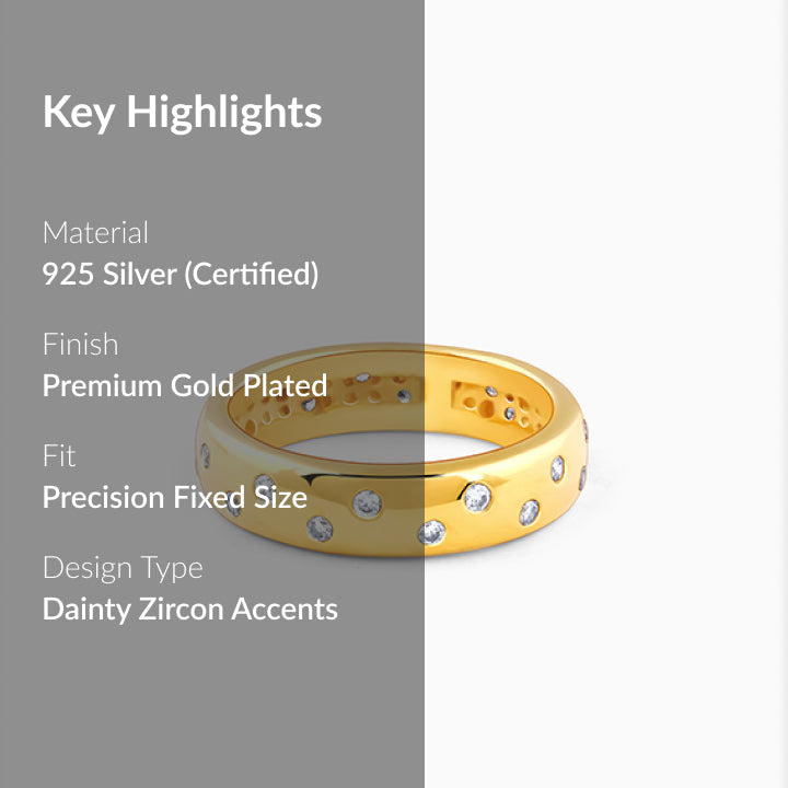 Golden Fashion Ring