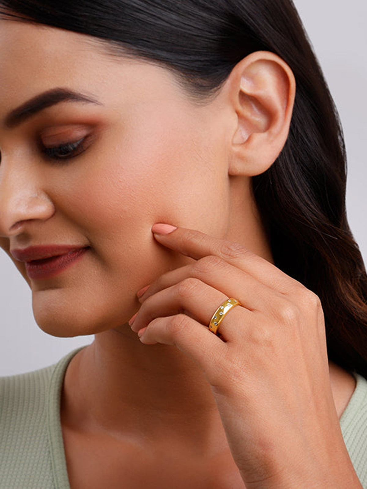 Golden Fashion Ring